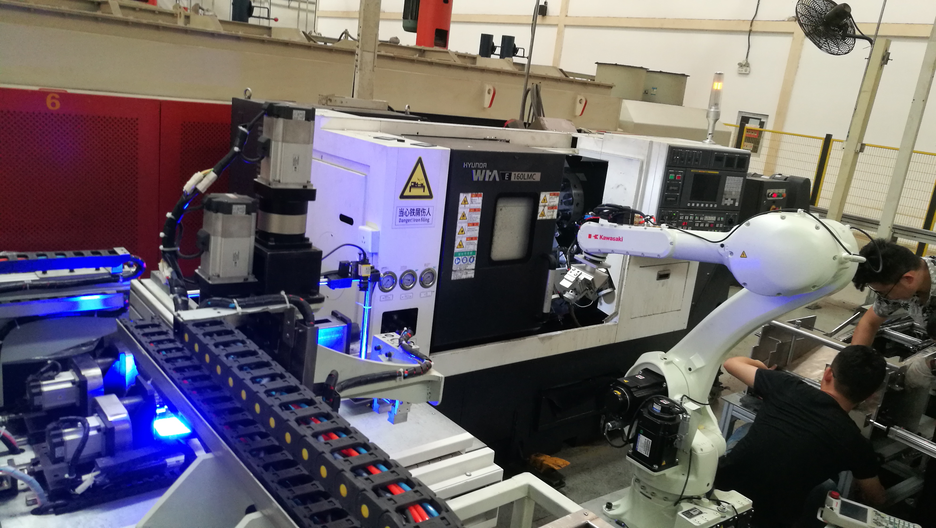 东华传动轴机床上下料项目